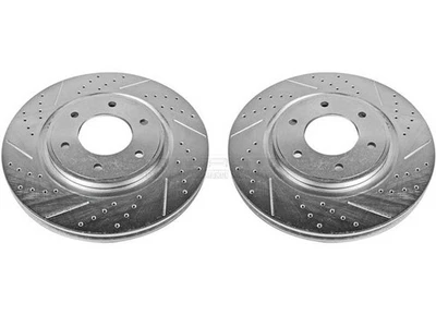 PowerStop для 08-10 Infiniti QX56 Front Evolution роторы с прорезями и просверленными отверстиями - - Изображение 1 из 4