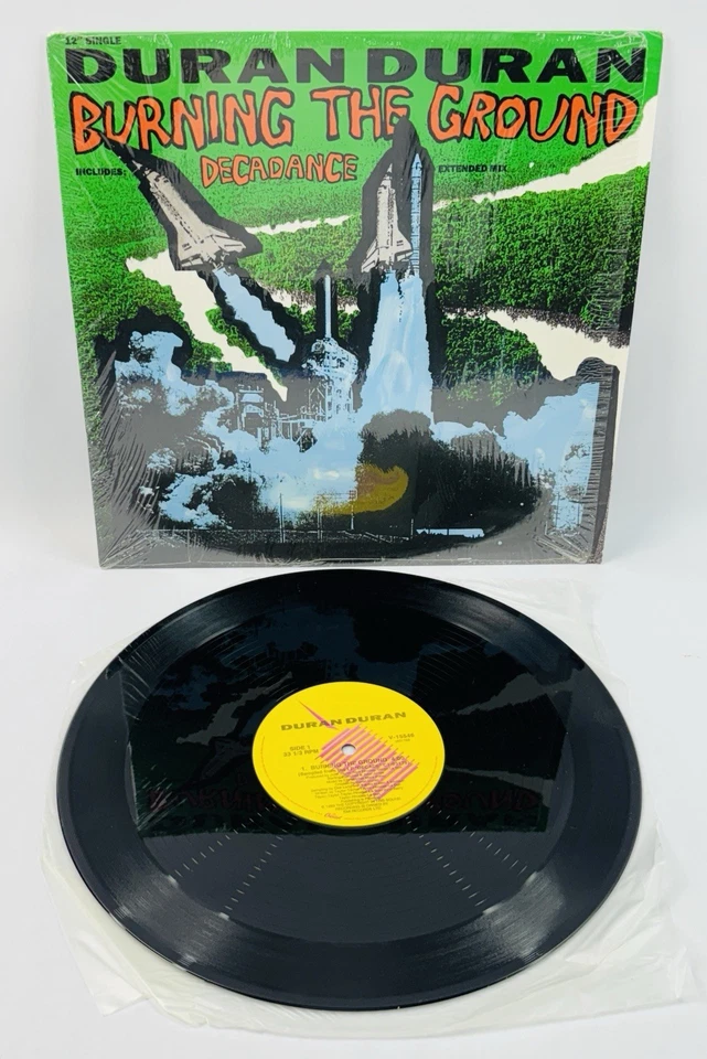 Duran Duran - Burning The Ground, Decadance (1989, 12" Vinyl Maxi-Single) Foto 1 de 4