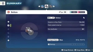 Shiny 6IV Adamant Beldum Pokémon ZA + Master Ball - Foto 1 di 4