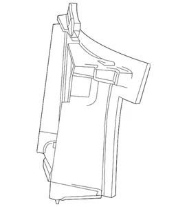 Genuine GM Passenger Side Auxiliary Radiator Rear Duct 84027002 - Picture 1 of 4
