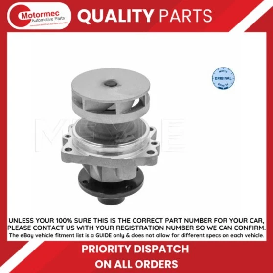 Bomba de agua para BMW E36 320i, 323i, 325i, 328i MEYLE: BMW 11517527799 Foto 1 de 4
