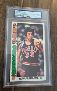 1976-77 TOPPS SIGNED ROOKIE CARD ALVAN ADAMS PHOENIX SUNS OKLAHOMA # 75 PSA DNA - Picture 1 of 1