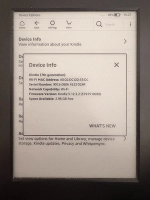 Kindle Paperwhite 7th Generation 6-inch Wi-Fi - Image 1 of 2