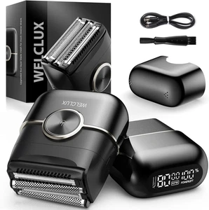 Afeitadora Eléctrica de Lamina para Hombre Mini Rasuradora Mejorada con 4 Cuchil - Imagen 1 de 12