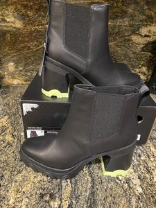 NEW $180 Womens Sorel Brex Heel Chelsea WP Boots, size 8.5 shoes - Picture 1 of 5