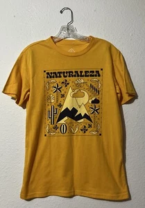 Well Worn Shirt Men's Yellow Graphic Naturaleza Size Small Pullover  Unisex - Picture 1 of 8