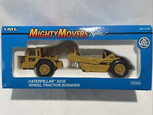 Ertl 1/50th Scale Yellow Caterpillar 631E Die-Cast Scraper Mighty Movers 2430