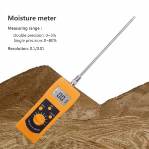 Portable Soil Moisture Content Meter Tester Analyzer for Silver Sand Coal Powder - Picture 1 of 21