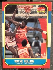 1986-87 Fleer Basketball Premier Set Card #94 Wayne Tree Rollins - Picture 1 of 2