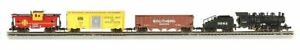 N Scale Bachmann 24014 Yard Boss Train Set w/0-6-0 ATSF Loco (Tested-no box)