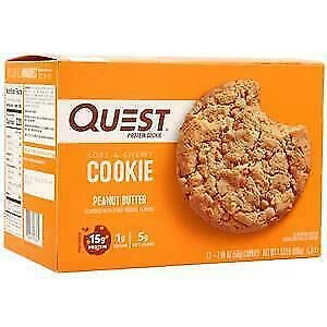 Quest Nutrition Peanut Butter Protein Cookie, 2.04oz - 12 Count