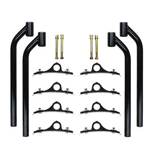 2 of Poly Fender Mounting Kit Black, Polymer Fender Mounting Kit for Semi Truck - Picture 1 of 4