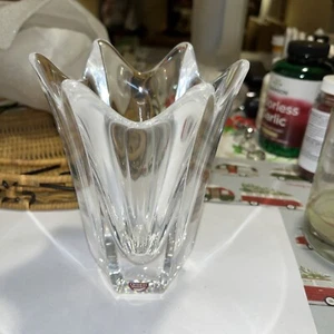 Jarrones de mesa de cristal Orrefors Suecia decorativos para el hogar transparentes firmados - Imagen 1 de 5