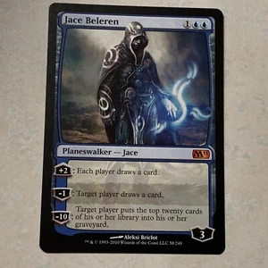 Jace Beleren ~ M11 Magic 2011 ~ UNPLAYED NM/MT ~ Blue Mythic Rare - Picture 1 of 5