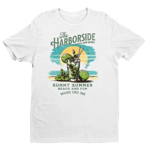 Camisa de cócteles y bebidas The Harborside - Camiseta de club de cócteles - Fiesta del vino - Imagen 1 de 7