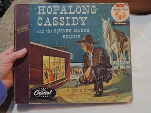 Hopalong Cassidy And The Square Dance Holdup 1950 78 Capitol Album partial book - Picture 1 of 7