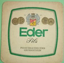  alter Bierdeckel Privat Brauerei EDER, Großostheim 🍺 E-19