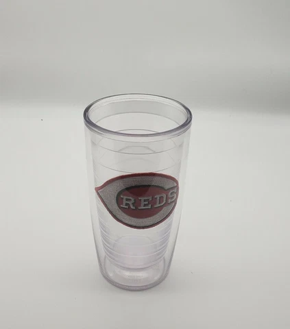 Cincinnati Reds TrevisMLB Licensed 16oz Double Wall Insulated Tumbler Cup no lid Cover