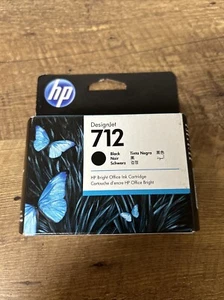 Cartucho de tinta original HP DesignJet 712 negro, 38 ml para impresora de carteles EXP. 26/06 - Imagen 1 de 6