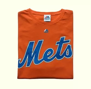 MLB NEW YORK METS TIM TEBOW #15 BASEBALL NEU VINTAGE Y2K ORANGE T-SHIRT HERREN GR XL - Bild 1 von 6