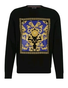 19V69 ITALIA Sudadera / Pullover 'NICO GOLD' en Dorado T. L - Por Versace - Imagen 1 de 5