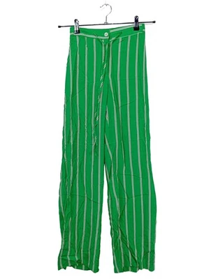 H&M Pantalón abombado Mujeres Pantalón Talla EU 34 verde look casual - Imagen 1 de 4