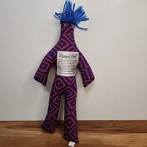 Dammit Doll 2015 Stress Relief Blue Hair Red Blue Purple Diamond Print - Picture 1 of 4