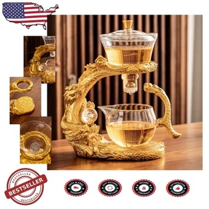 Juego de té dragón de vidrio borosilicato con infusor - Perfecto para tés perfumados - Imagen 1 de 8