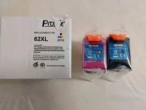 62 XL XXL Ink Cartridges For HP Ink 62XL Envy 7640 5540 5640 5660 5740 Printer - Picture 1 of 4
