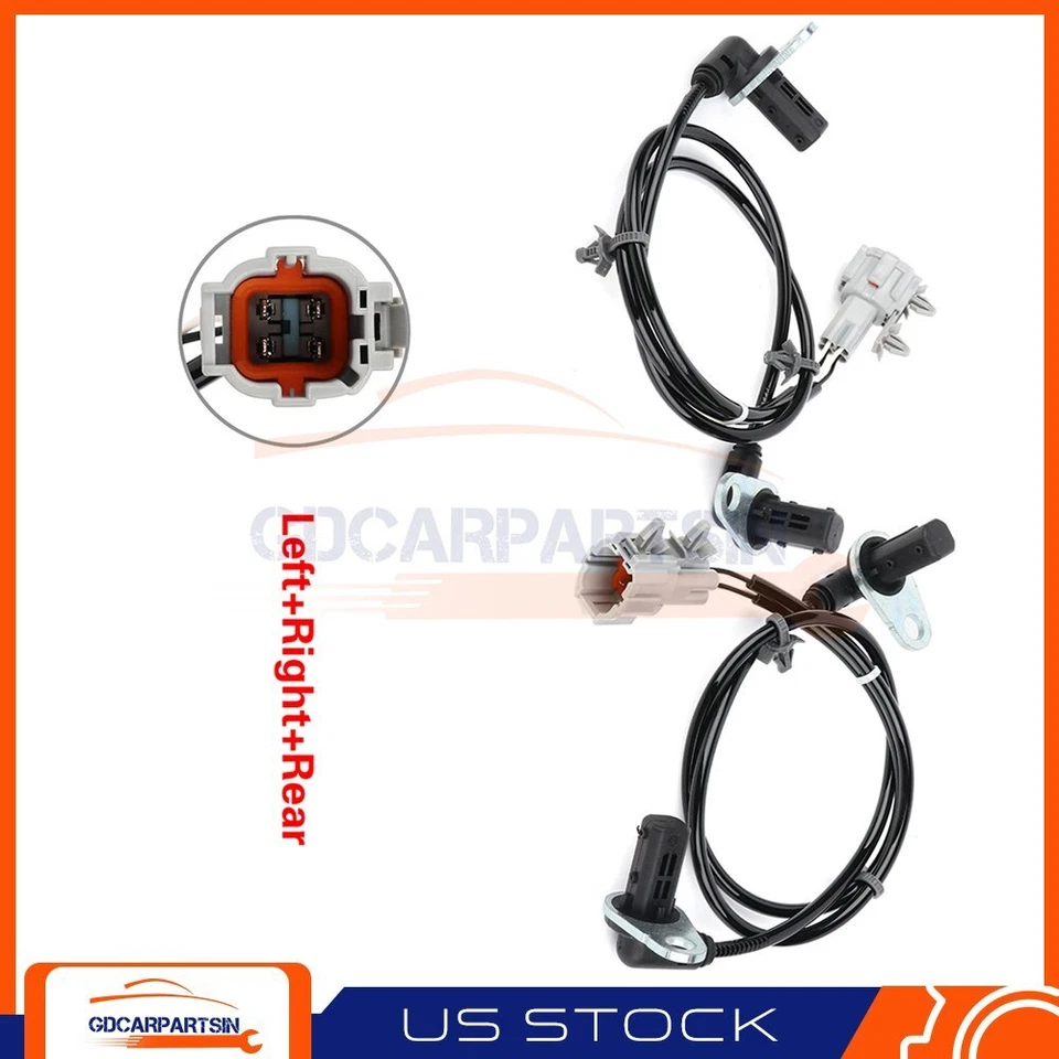 Sensor ABS trasero izquierdo y derecho 2 piezas para Infiniti FX45 2003 2004-2008 Foto 1 de 1