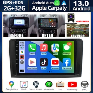 FOR MERCEDES BENZ ML GL ML350 GL320 X164 ANDROID 13 CAR RADIO STEREO GPS CARPLAY - Bild 1 von 19