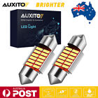 Auxito Pair 31mm Car New Led Light Interior Door Dome Bulbs Globes Canbus Ip67
