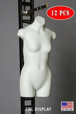 ($10 EACH) Junior Girl hard plastic hanging shell form-12 pcs/pack - Image 1 of 4