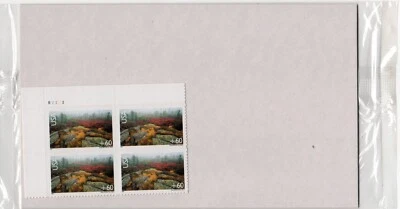 Scott #c138 Acadia National Park Plate Block of 4 Airmail Stamps - Sealed - Image 1 of 2
