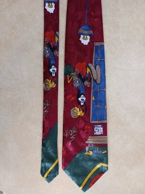 Disney Mickey Unlimited Hombres Tie Goofy Baloncesto Aro Slam Dunk  Foto 1 de 4