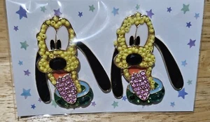 Pluto Dog Disney Inspired Crystal Stud Earrings Cosplay Disneybound - Bild 1 von 1