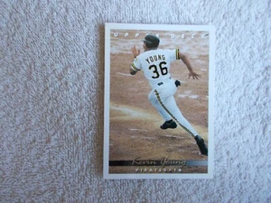 Upper Deck MLB 1993 "KEVIN YOUNG" #536 Pittsburgh Pirates Trading Card n31 - Picture 1 of 2