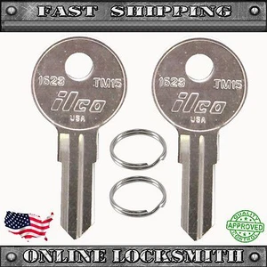 2 New RV Keys - Trimark TM15 / 1623 / TRM-14D - Recreational Vehicle Keys KS720 - Picture 1 of 2