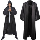 Strarr Warrs Jedi Knight Cloak Adult Robe Cosplay Costume Hooded Cape Only Cloak