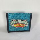 Vintage Retro Power Rangers Wild Force Folding Hook Loop Wallet