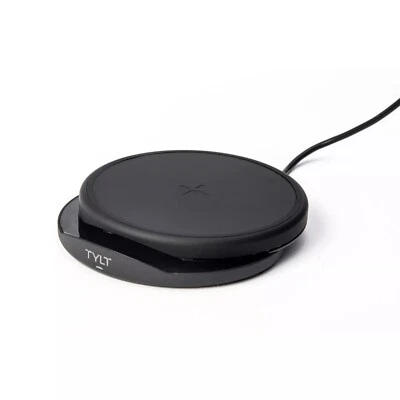 Crest TYLT Convertible Charging Pad & Stand Fastest Wireless Charger Black - Image 1 of 4