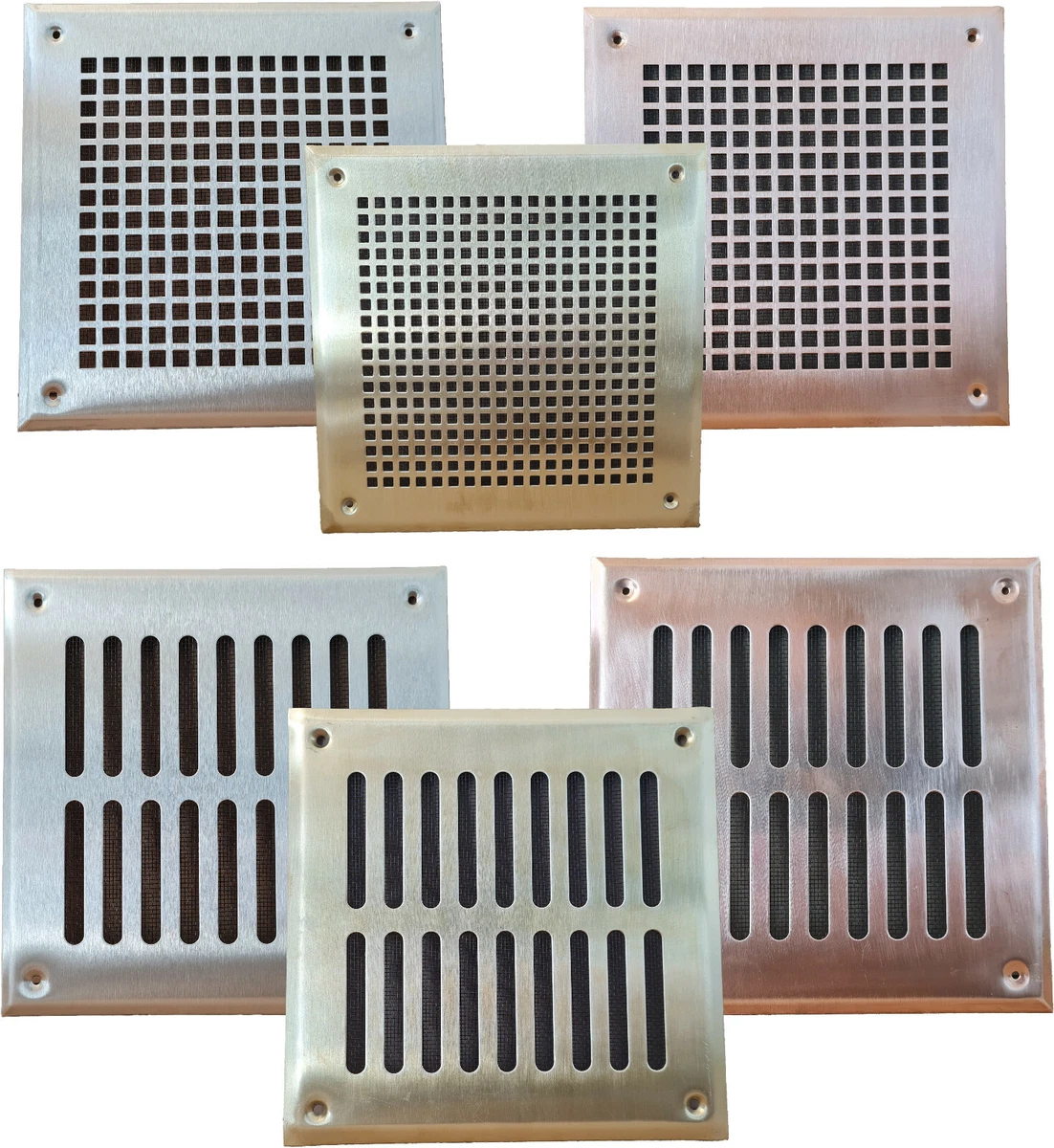 Gudalea 2-teiliges Lüftungsgitter Aus Edelstahl 316, 125 Mm ø | Verschließbare Rundrosette Für Smoker, Boot, Camper & Haus | Mit 6 Lüftungslöchern, Spiegelglatter Oberfläche