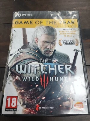 The Witcher 3 III Wild Hunt Game of the Year GOTY [PC Computer RPG Bandai Namco] - Image 1 of 4