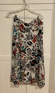 Size Medium Salaam Geometric Pattern Long Skirt - Picture 1 of 4