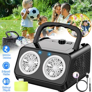 Automatisch Seifenblasenmaschine mit LED Licht Party Hochzeit Bubble Machine DHL - Bild 1 von 12