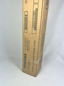 Toshiba T-FC25-C Genuine Cyan Toner Cartridge - Cyan NEW IN BOX SEALED - Picture 1 of 4