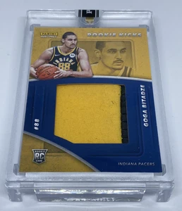 GOGA BITADZE 2019-20 Panini Instant Rookie Kicks RC Nike Shoe Patch #6/28 Pacers - Picture 1 of 3