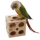2.75 Inch Rubik's Cube Platform Wood Color Wooden Block Chewing Toy