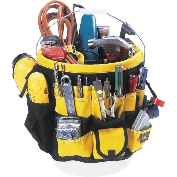 (1)-CLC 61-Pocket Top-of-the-Line Super Tough Fabric Tool Bucket Organizer 4122 - Image 1 of 1
