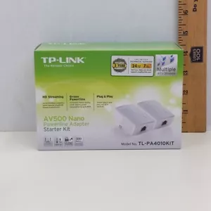 TP-Link Powerline Adapter AV500 Nano Computer Netzwerk TL-PA4010 Kit - Bild 1 von 2